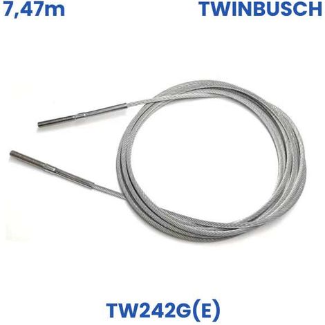 Cavo di sollevamento Twin Busch di ricambio: cavo in acciaio da 7,47 m per TW242G(E) (1/5)