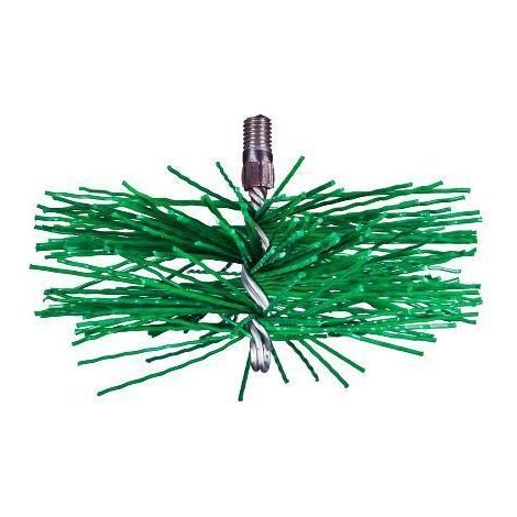 cepillo 200 mm deshollinador chimeneas pvc verde ebertools ,