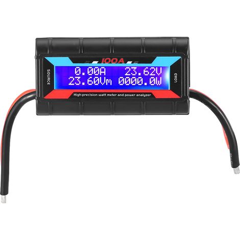 60V/100A Digital High Precision Watt Meter Power Analyzer RC Volt Amp Meter
