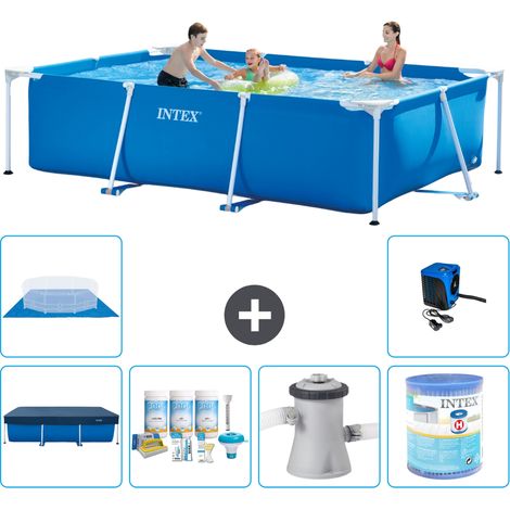 Intex Piscina con struttura Rettangolare - 300x200x75 cm - 7-pezzi  S40166 (1/5)