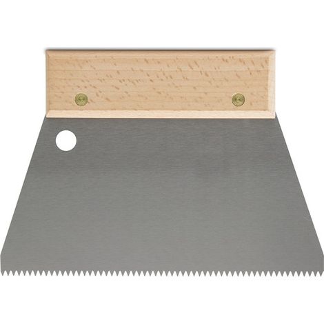 ESPATULA-PEINE ACERO 18 CM. (3 X 3) TRIANGULAR - RUBI (1/3)