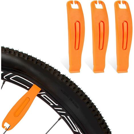 BEBUSINGOTO 3-teiliger Reifenheber, Fahrradreifenwechsler, robustes Reifenentfernungswerkzeug zur Reparatur von Reifenpannen an Rennrädern und Mountainbikes, Fahrradreifenwechsler zum Reifenwechsel (1/5)