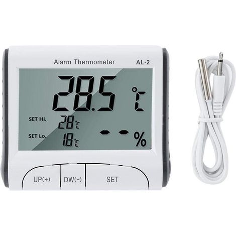 Thermometer - Digitales Thermometer und Hygrometer mit elektronischer Anzeige für den Heimgebrauch. (1/5)