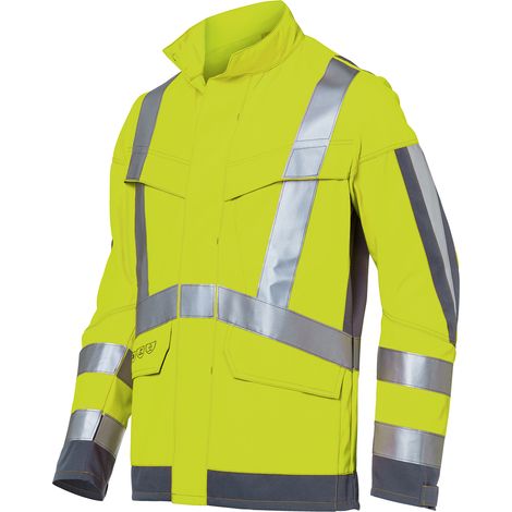 Kübler Jacke PROTECTIQ HIGH VIS arc1 PSA 3 warngelb/anthrazit Gr. 52 (1/2)