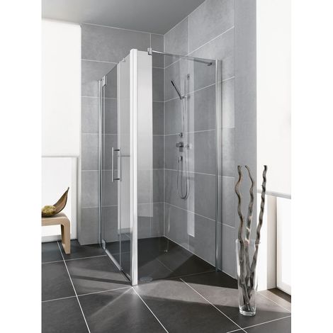 Kermi Paroi latérale Pasa XP UWD 0900x 1850 BV : 870-900 SIHG verre trempé transparent (1/5)