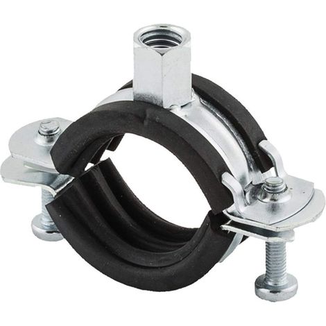Fischer FRS Plus 15-19, Collare per Tubazioni a Doppia Vite con Meccanismo di Chiusura Rapido, Ideale per Tubazioni, Utilizzando Barre Filettate,range di serraggio, 100 pezzi per confezione, 79441 (1/2)