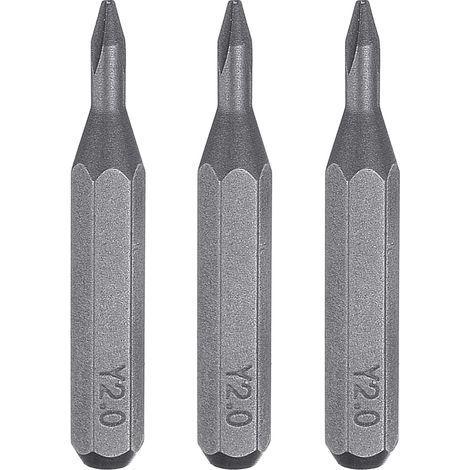 3pcs Y2.0 Embout de Tournevis 5/32" Tige Hexagonale 28mm Longueur (1/5)