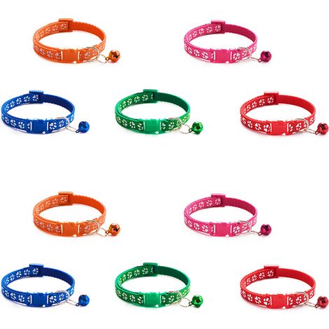 Colliers pour chiots, colliers d'identification de portée en nylon doux pour chiots nouveau-nés (1/5)