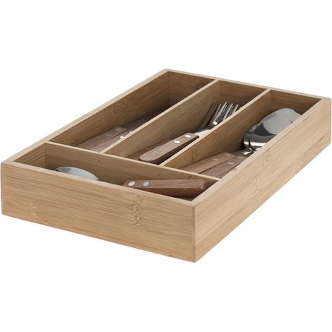Ménagère inox 24 pièces Cadence avec range couverts (1/5)
