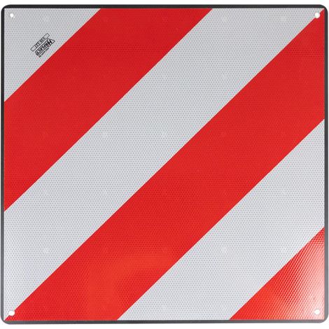 PIASTRA DI SEGNALAZIONE, RIFLETTORE OMOGENEO V20 PER PORTABICICLETTE/MOTOCICLI
