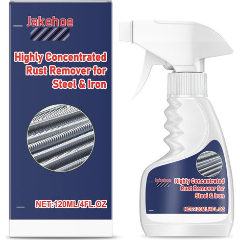 JAKEHOE Dérouillant pour acier, boulons, vis et métaux, élimination de la rouille, produit antirouille ménager 120 ml (1/5)