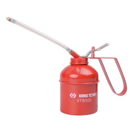 Burette à huile métallique 500cc – Flexible à mémoire de forme – Remplissage précis et propre – Outil pour huiles et lubrifiants – King Tony (1/3)
