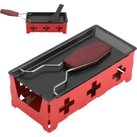 Appareil à raclette portable antiadhésif, plaque de cuisson rotative, ensemble pour cuisinière, outil de grillade pour la cuisine à domicile (1/5)