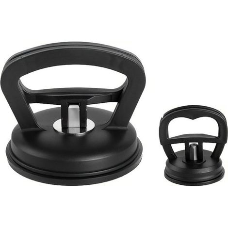 Estrattore per ammaccature a ventosa per auto, strumento per riparazioni auto, misure grande e piccola, in gomma, 11,5 x 11,5 x 9 cm, per carrozzeria auto (1/5)
