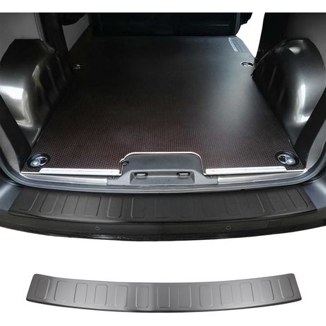OMAC Protection Seuil de Pare-chocs Arriére compatible avec Peugeot Expert 2016-2026 L1 L2 Foncé Brossé (1/5)