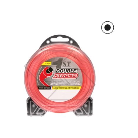 Valva filo per decespugliatore DUBLE STRONG sezione tonda Ø2,4mm lunghezza 12,2m