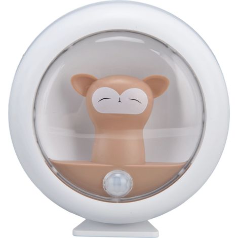 Bewegungsmelder-Nachtlicht mit USB-Ladefunktion, hübsche Cartoon-Smart-Induktionslampe für Schlafzimmer, KleiderschrankMonkey (1/5)