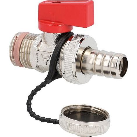 Robinet à bille KFE Schell DN15(1/2"), chromé mat, version légère