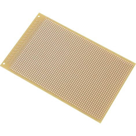 TRU COMPONENTS SU527466 Europlatine Hartpapier (L x B) 160 mm x 100 mm 35 µm Rastermaß 2.54 mm Inha (1/2)