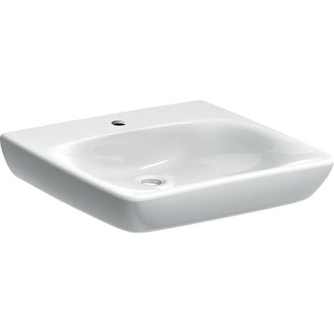 Lavabo RENOVA COMFORT 550x550mm ufahrb avec trou pour robinet sans trop plein blanc KT