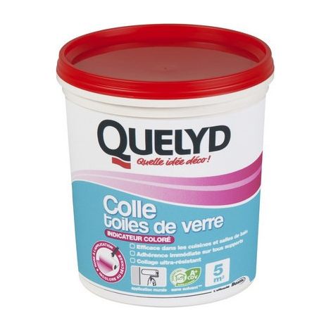 Colla per tessuto in vetroresina indicatore colorato rosa 1kg - Quelyd
