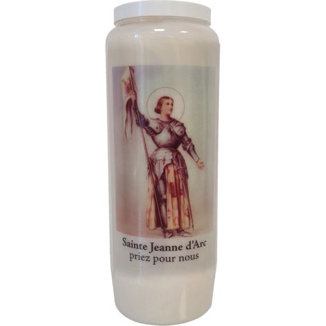Bougie Sainte Jeanne D'Arc neuvaine