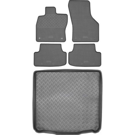 Ensemble de tapis de sol en caoutchouc pour Volkswagen Golf VII Kombi (2012-2020) + tapis de coffre (1/5)