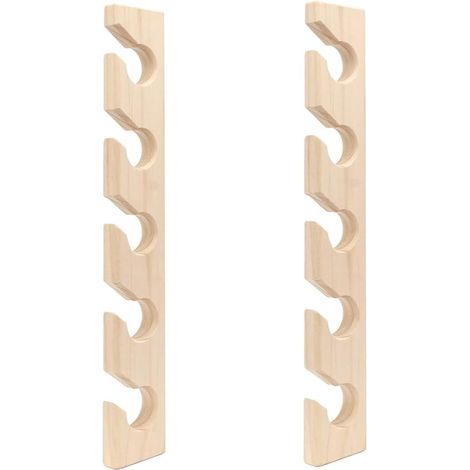 Perchero para gorras,2 piezas,Perchero de madera,Soporte para abrigos,Ganchos para colgar,Organizador de gorras,Gancho para abrigos,42 cm,Beige (1/5)