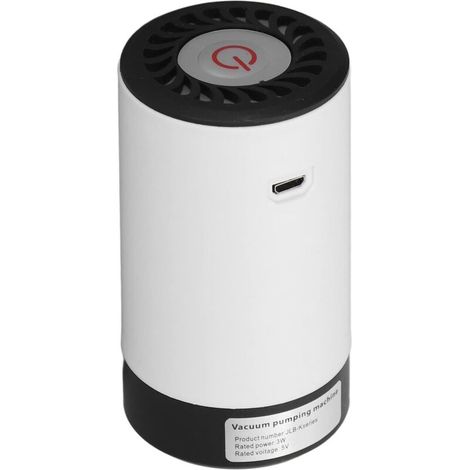 Portable Air Pump, Super Mini Air Pump with 800 mAh Battery, USB Rechargeable, 4 Different Air Nozzles, for Air Beds, Swimming Rings, Storage Bags (1/5)