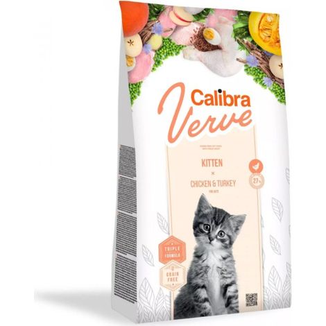 Calibre Cat GF Verve Kitten Chicken Turchia 3,5 kg
