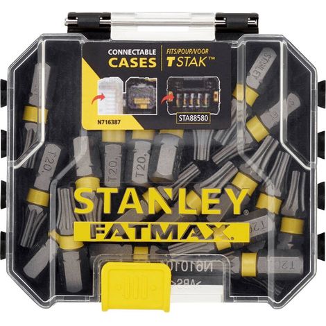 JUEGO DE 20 PUNTAS PARA ATORNILLAR T20 25MM - STANLEY BLACK & DECK (1/2)