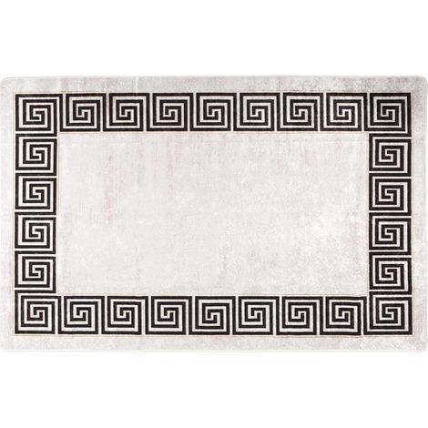 Maison Exclusive - Tappeto Lavabile 80x150 cm Beige Chiaro