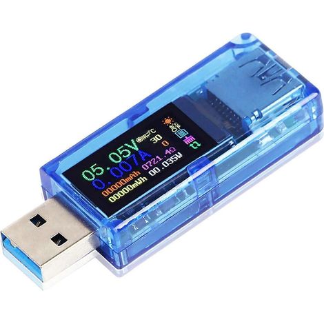Testeur multimètre USB 3.0 3,7-30 V 0-4 A, testeur de tension USB, testeur numérique de courant et de tension USB, voltmètre, ampèremètre (1/5)