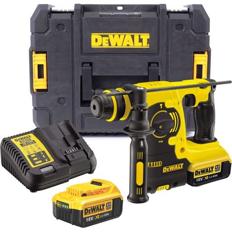 Dewalt DCH253M2 18v 3kg SDS+ Rotary Hammer Drill, 2 x 4.0ah Batt Charger + TSTAK (1/3)