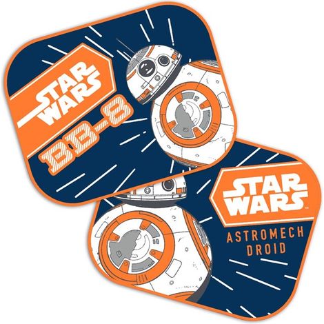Cortinas laterales, 2 unidades, 4435 cm, Star Wars BB8