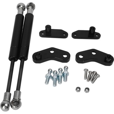 GARRYFIZH Kit ouverture porte UTV aluminium bille anodisé noir - Amortisseurs/verins pour Can‑AM MAVERICK X3
