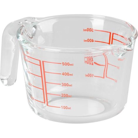 Messbecher MagicHome, Glas, mit Ausguss, 500 ml