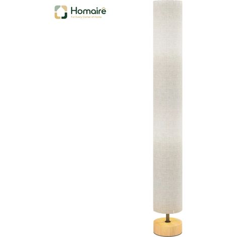 Stehleuchte aus grauem MDF 15 x 15 x 120 cm HOMAIRE (1/5)