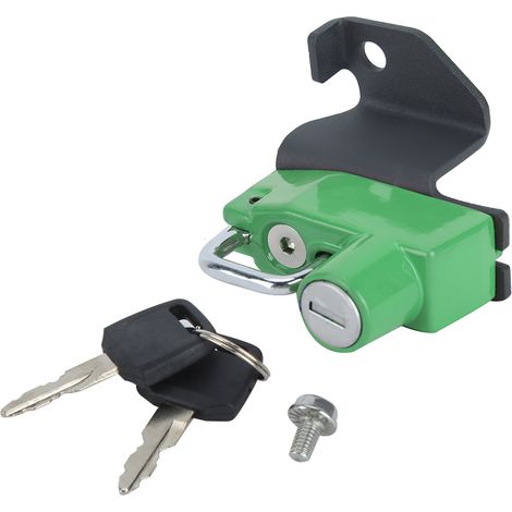 Casque antivol moto gauche compatible Kawasaki Vulcan S ABS 2015+ (Vert) (1/5)