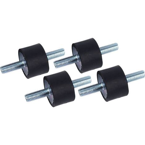 Silentbloc anti-vibration M8 pour compresseur, support caoutchouc 30x20mm, amortisseur pompe à air silencieux (1/5)