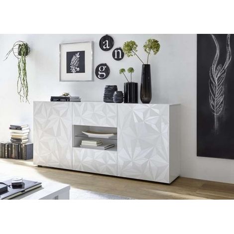 Aparador LUTHER blanco 181 x 84 x 42 cm