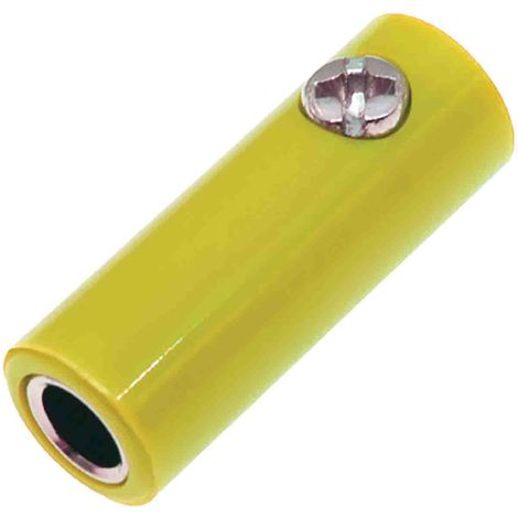 Fiche banane RS PRO Jaune Mâle 32A 30V ( Prix pour Sachet de 5 )