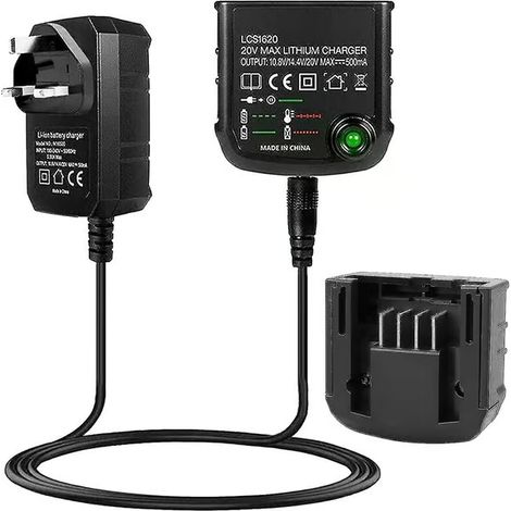 Chargeur de batterie Li-ion pour batterie Black & Decker 18 V Li-ion LCS1620 (1/5)