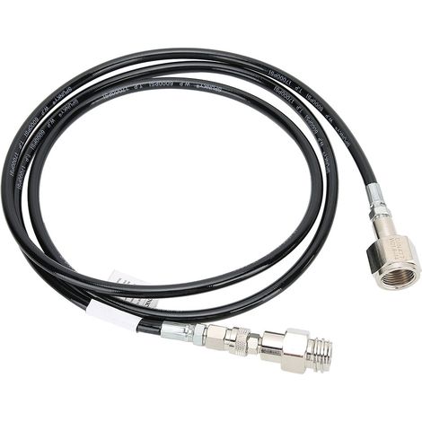 Kit adaptateur de tuyau externe W21.8-14 pour machine à soda SodaStream, noir, 2 m / 6,6 pi (1/5)