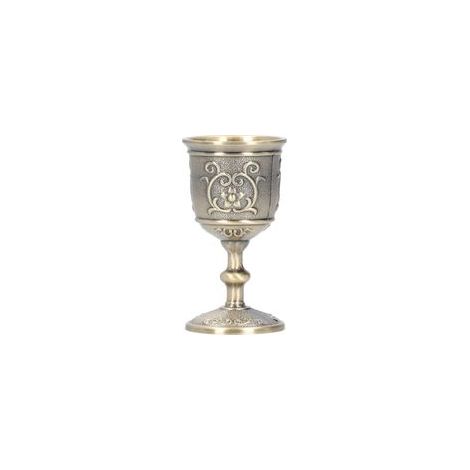 Coupe à vin en bronze, gobelet vintage en relief, calice royal européen, accessoires pour cocktails à whisky et fêtes (1/5)