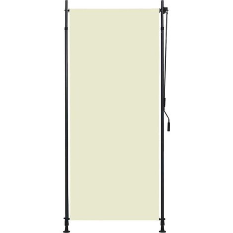 Store roulant d'extérieur 100 x 270 cm Crème (1/5)