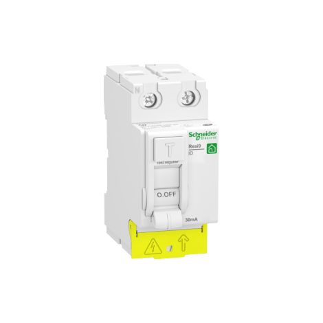 Schneider Electric – Interrupteur différentiel 2 pôles 25A 30mA AC – Protection contre surtensions – Raccordement par peigne Bar'clic – Conforme normes NF EN 61008 (1/3)