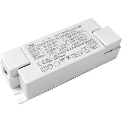 Transformateur LED 250mA 12W TRIAC Bornier EagleRise LS-12-250 TRIAC LI
