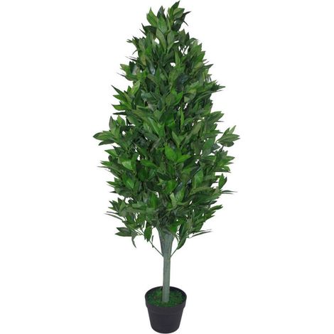 120cm Leaf Realistic Artificial Bay Cone Laurel Topiary