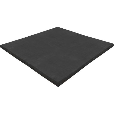 Baldosa deportiva negra - 100x100 cm - 15 mm - EPDM